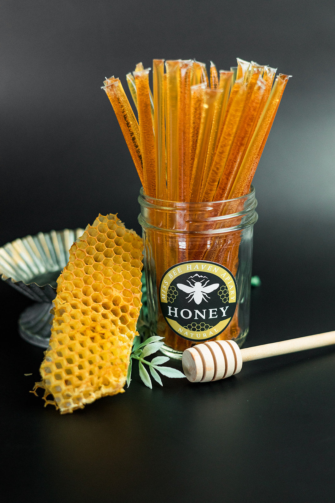Raw Local Honey Sticks (100)