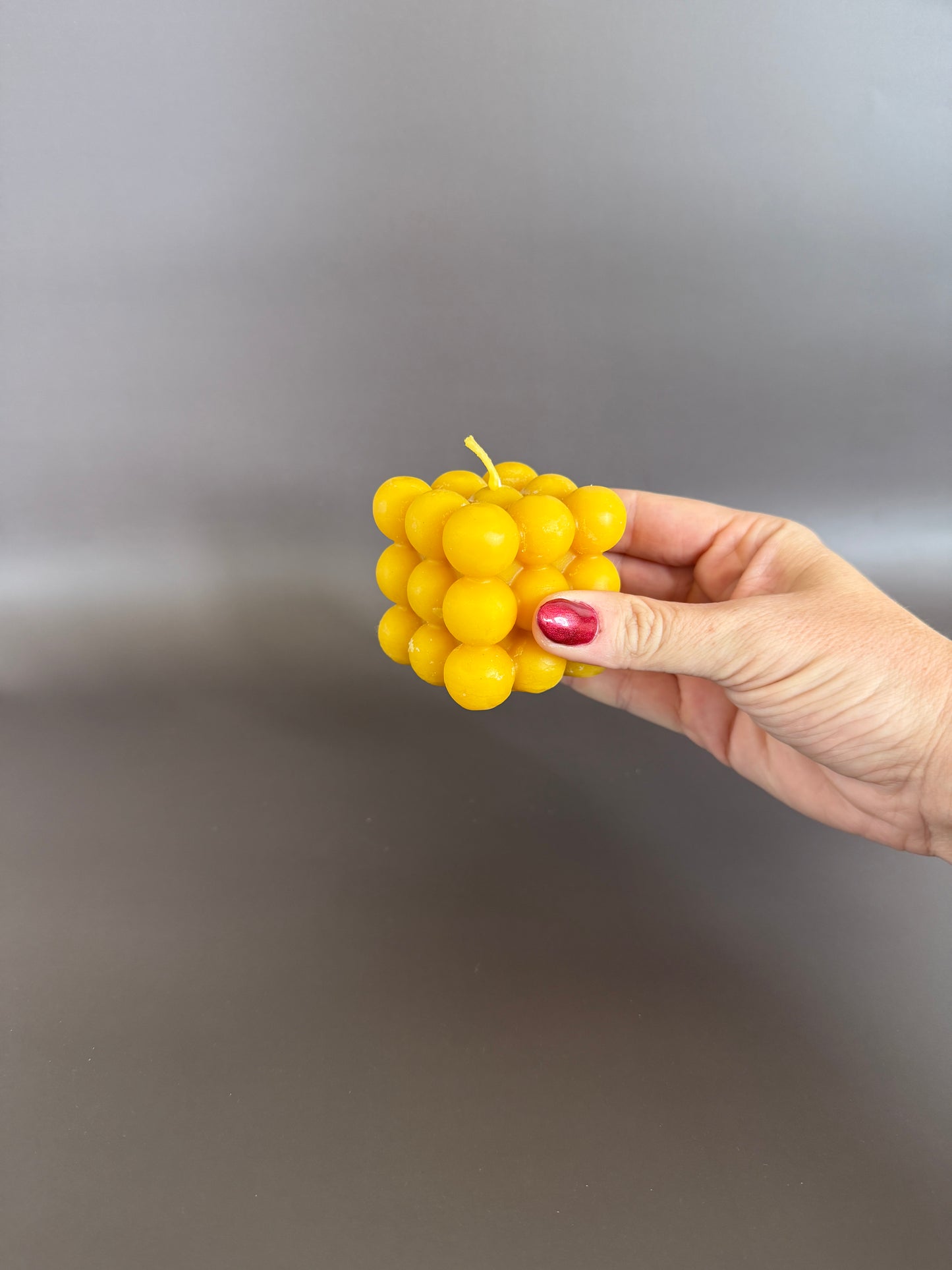 100% Pure Beeswax Marble Candle Stack