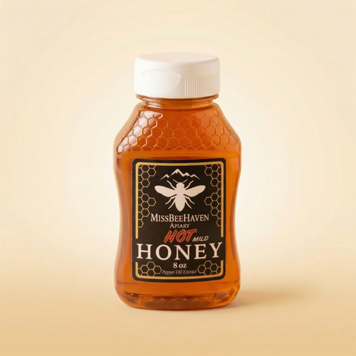 8oz HOT Honey – Miss Bee Haven Apiary