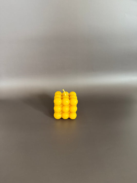 100% Pure Beeswax Marble Candle Stack