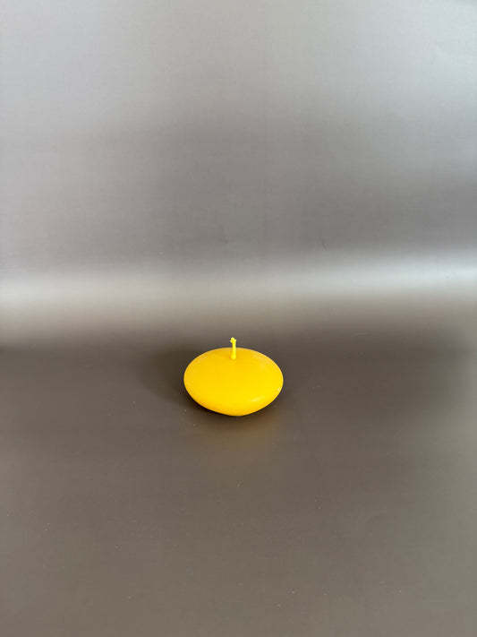100% Pure Beeswax Disk Candle