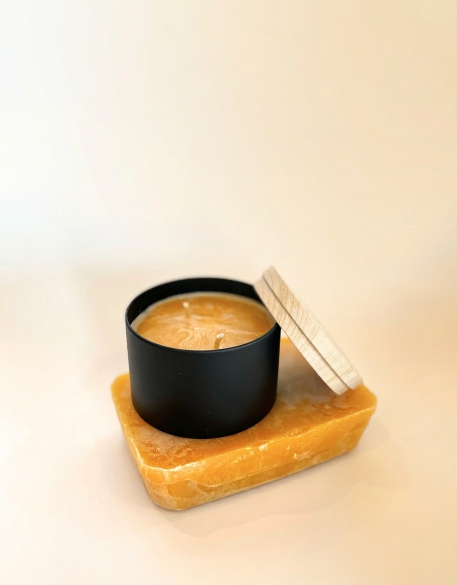 100% Pure Beeswax Candle